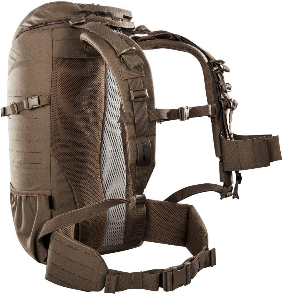 Tasmanian Tiger TT Modular 30 Camera Pack Modularer, Ergonomischer Foto Kamera-Rucksack Front- und Top-Loader 30 Liter Volumen (Coyote Brown)