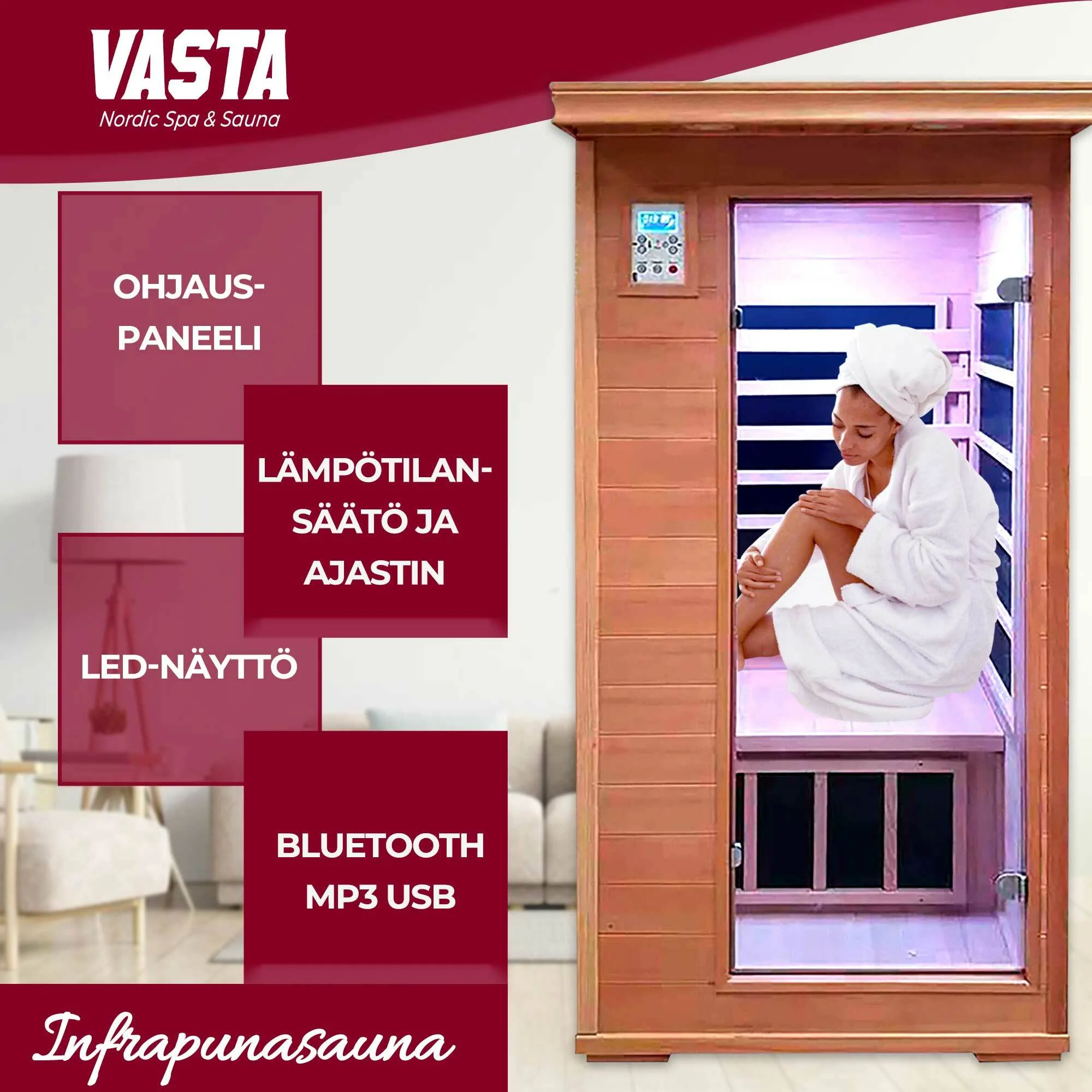 Vasta Infrarotkabine 1 Person