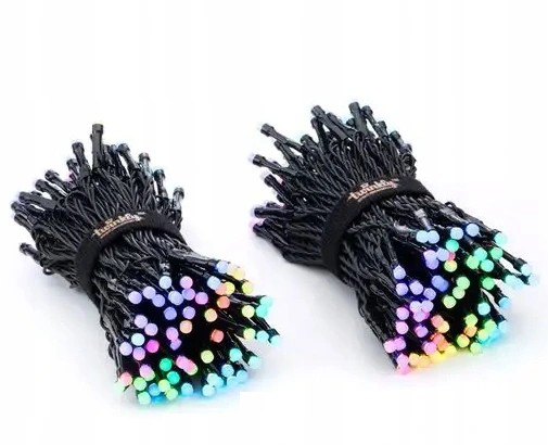 2 x LAMPKI CHOINKOWE TWINKLY 600 LED RGB niepowtarzalne efekty 48 metrów