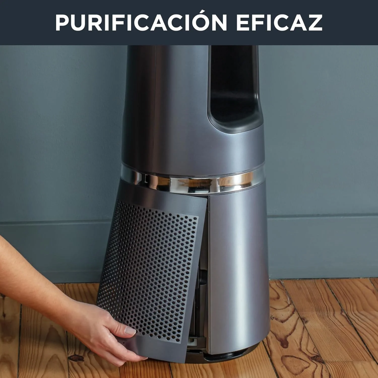 Eclipse 2-en-1 Ventilateur purificateur, Oscillation, 12 vitesses, Minuteur, QU5030F0