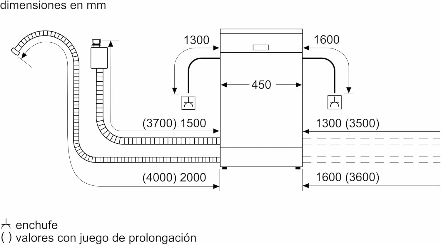 Balay - Lavajillas, Libre instalación, 45 cm, Motor ExtraSilencio, Home Connect, Pantalla LED Display, Acero Antihuelllas, 3VN4030IA