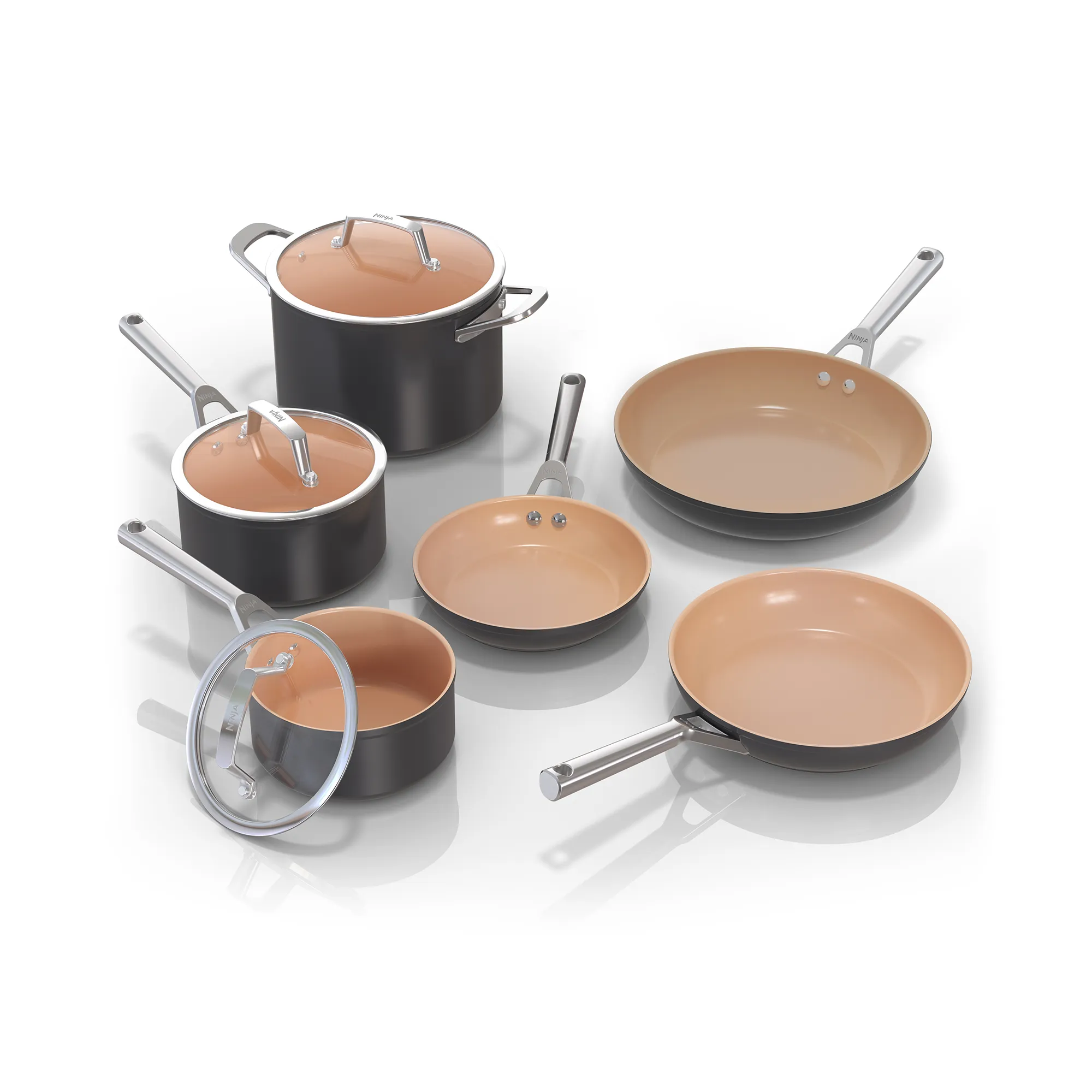 2025 Ninja Extended Life Premium Keramische Kookgerei Set, 6-delig