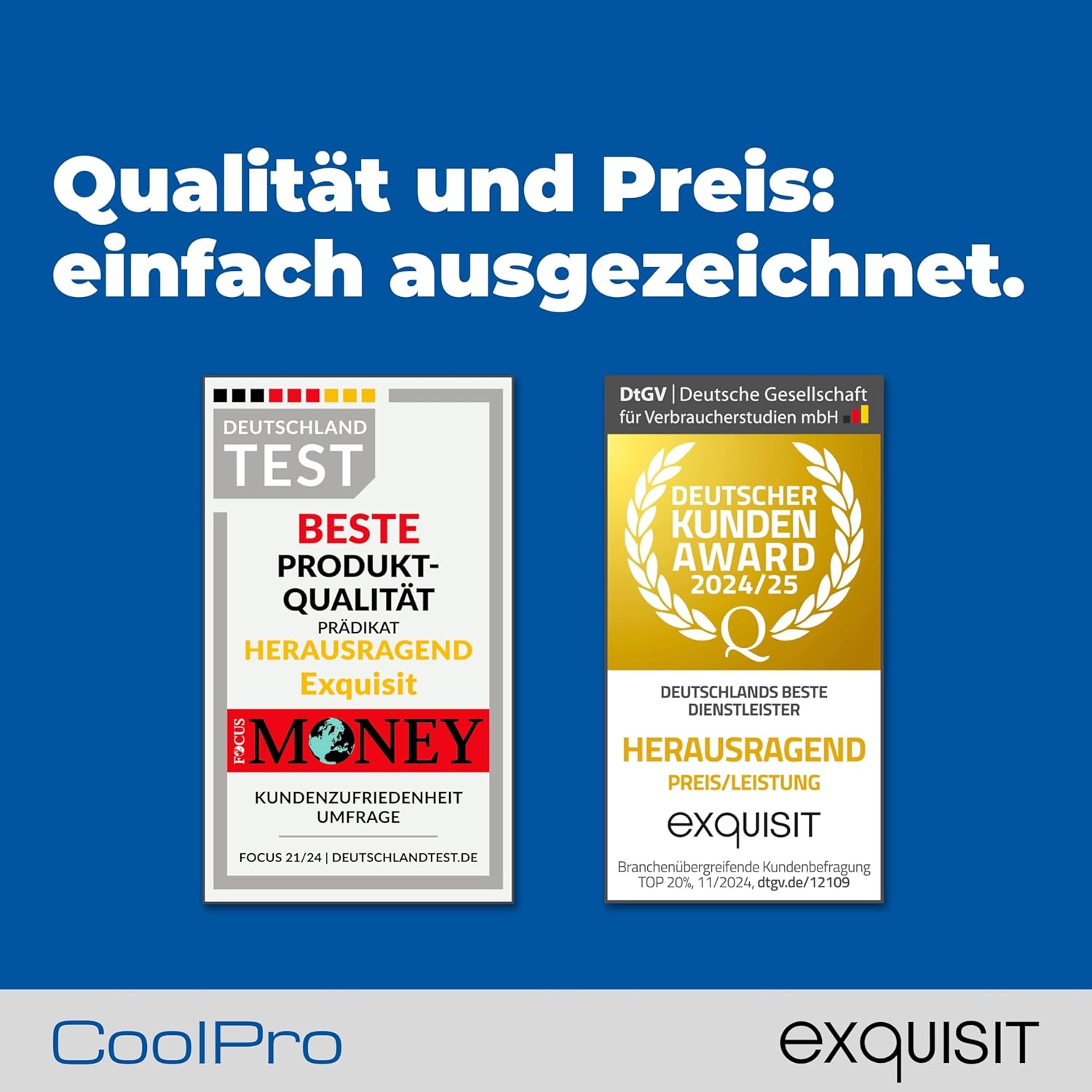 Exquisit Glastürkühlschrank, 280l Getränkekühlschrank mit LED, Umluft, 5 verstellbare Ablagen, CoolPro, GKS5260-GT-431D schwarz
