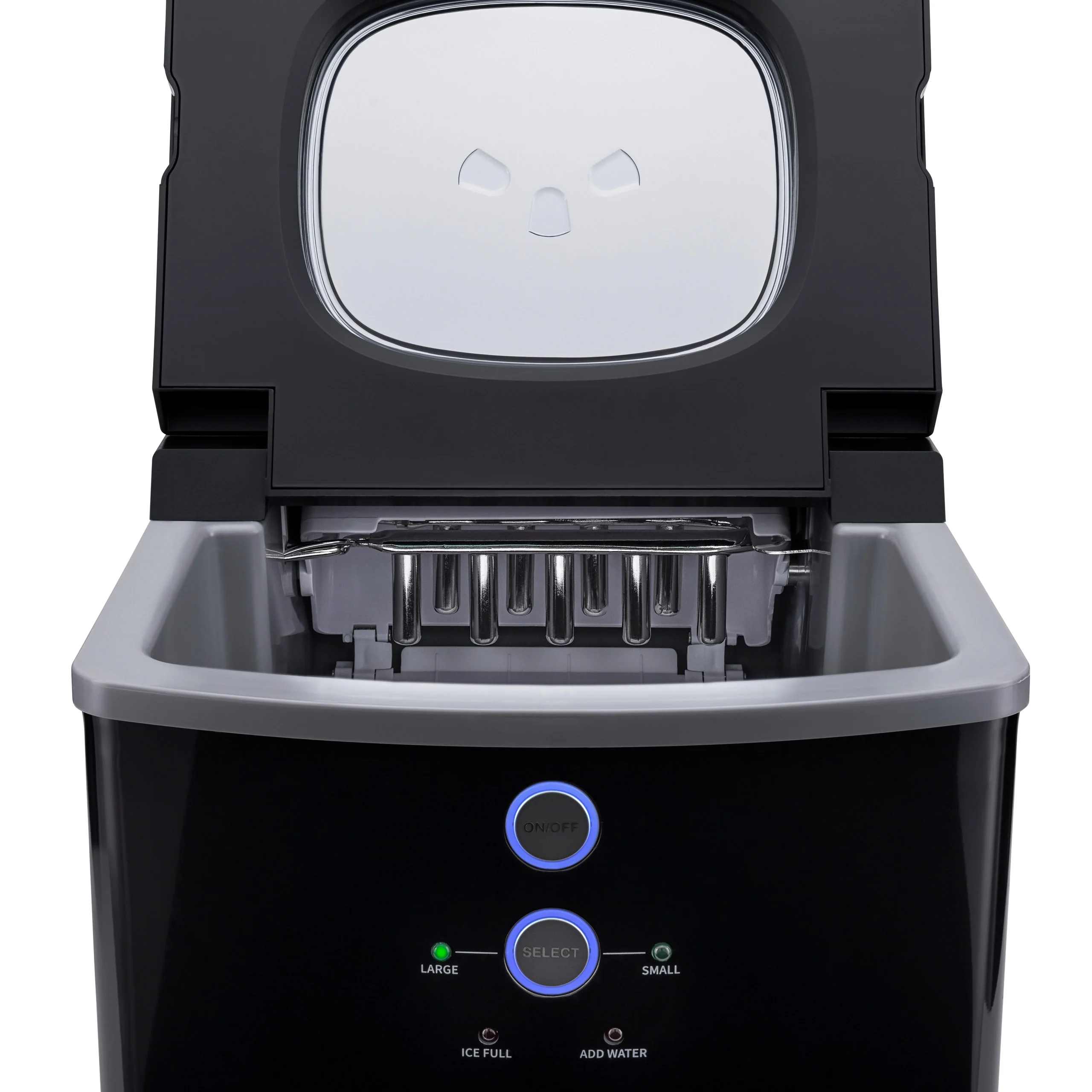 2025 Newair? IJsblokjesmachine voor op het aanrecht. Bullet Ice, 15 kg/dag �C Zwart