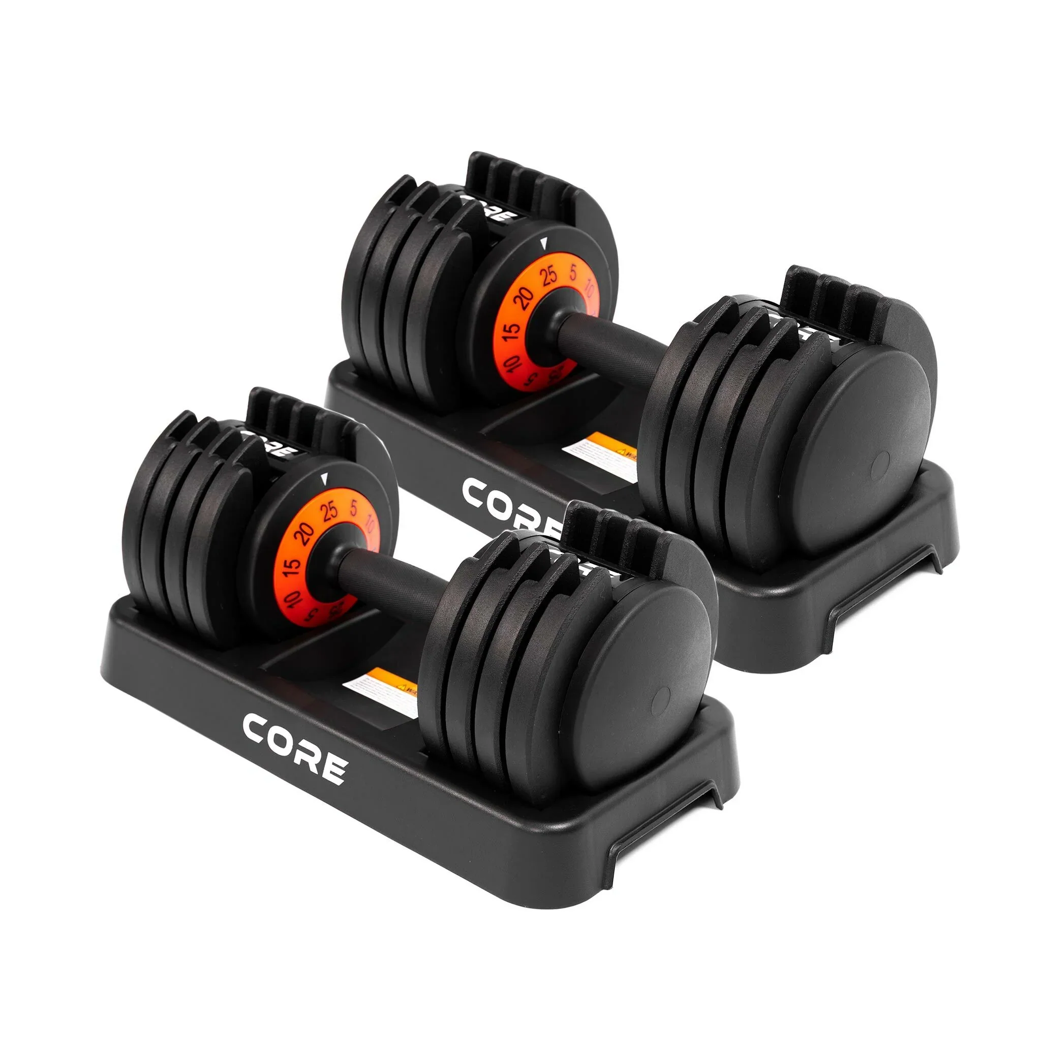 Core 2 x Verstelbare Dumbbell, 50kg