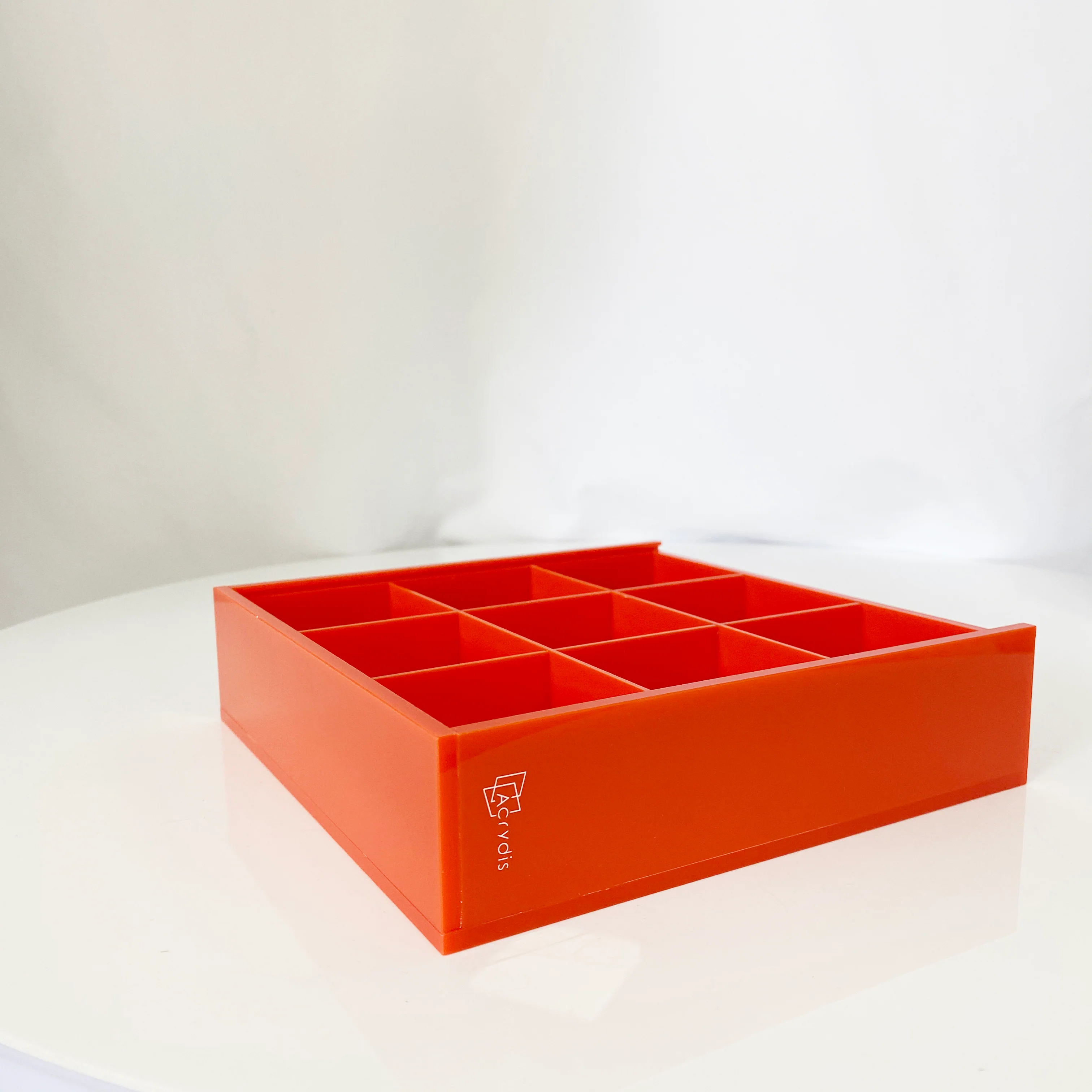 Acrylic (Orange) Protective Display Case for Get A Grip / Garbage Pail Kids Skateboard Wheels Set