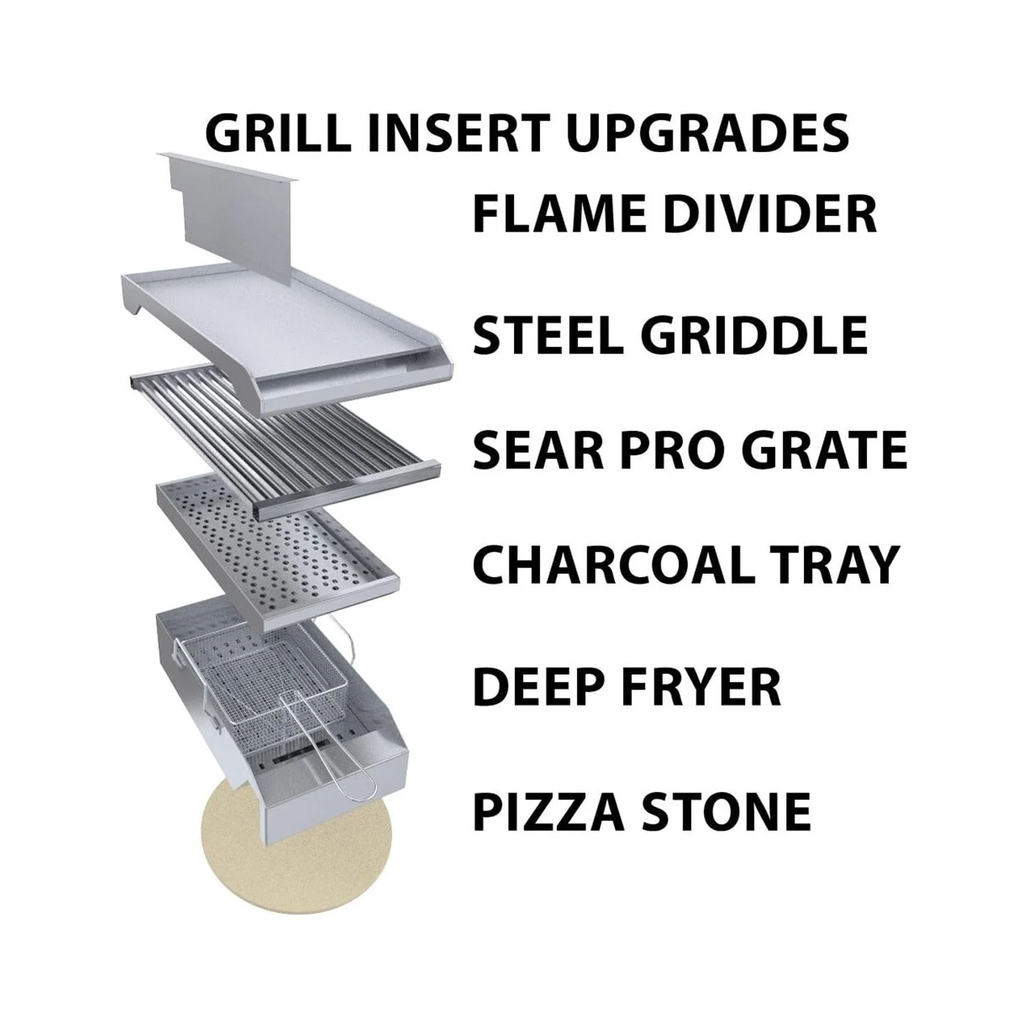 2025 Ruby Professionele Grill met 5 Pro-Sear Branders van 42