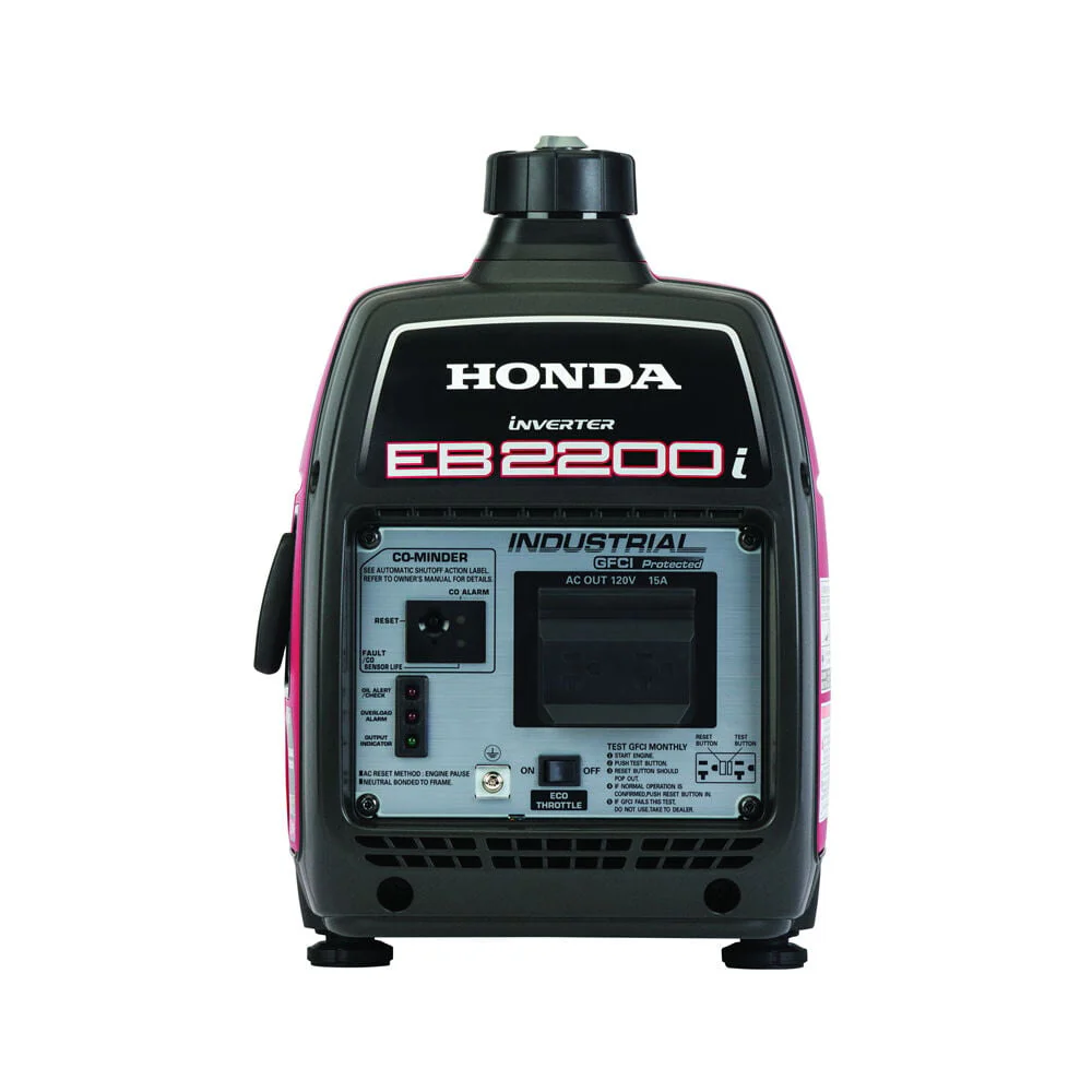 Industrial Generator Gas 121cc 2200W with CO Minder EB2200ITAN from Honda