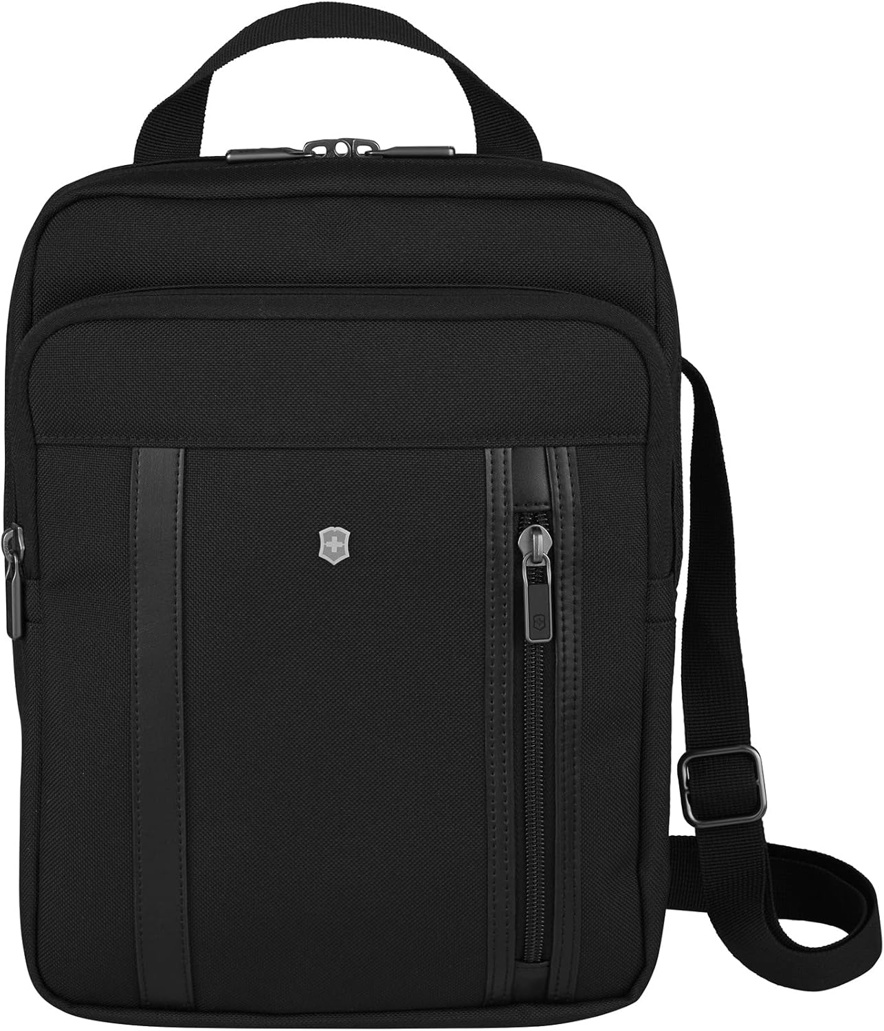 Victorinox Werks Professional Cordura Crossbody Tablet/Laptop Bag zum Umhängen, Schwarz