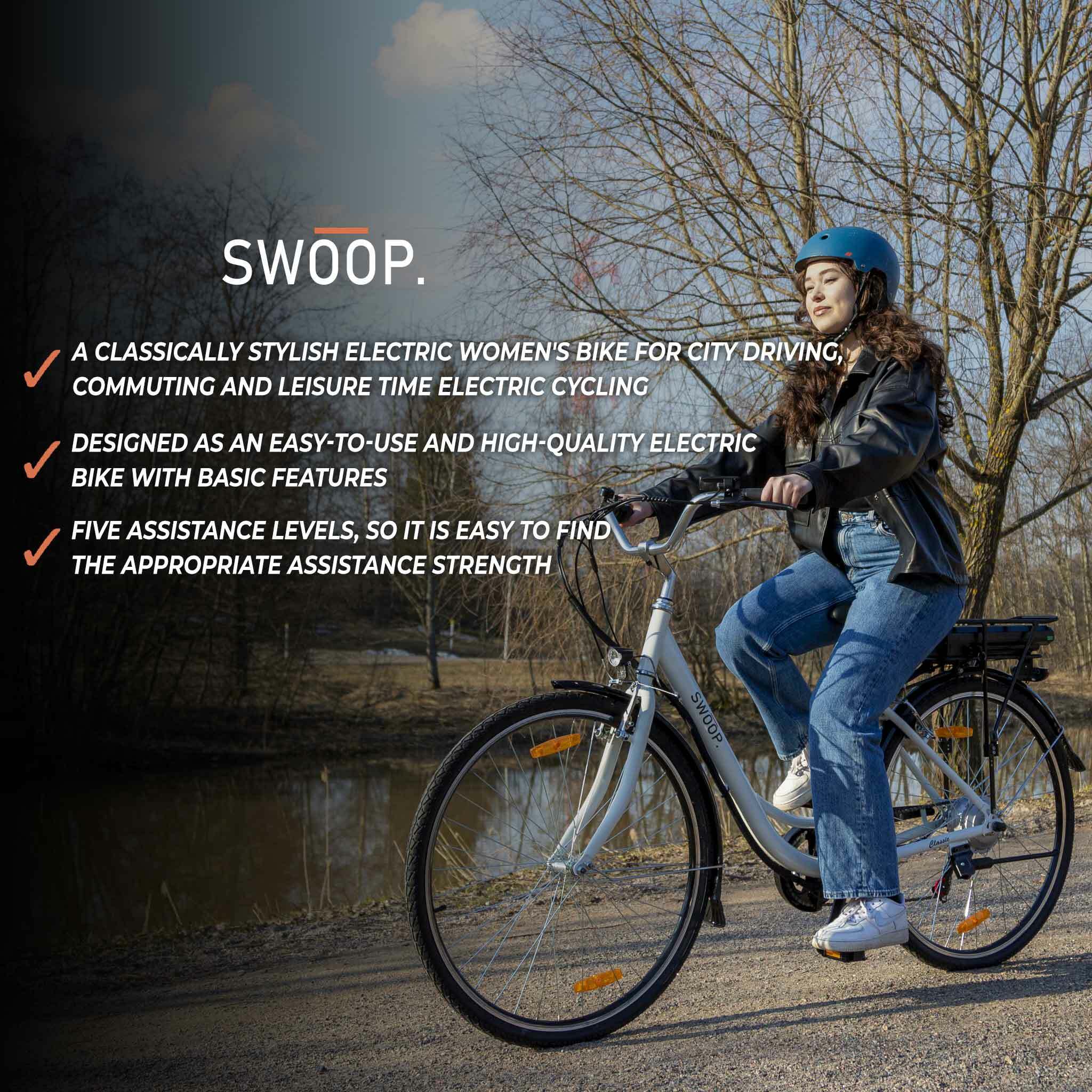 Swoop E-Bike Classic, Damen 28 Wei