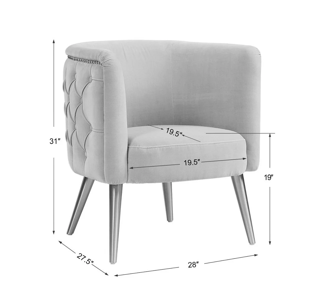 2025 Bailey Street Home Clyst Halt Avenue Decoratieve Stoel van 31 Inch �C Comfort en Stijl voor Elke Ruimte