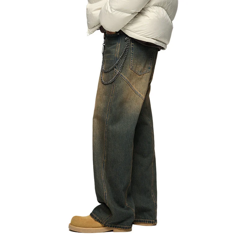 Herren Streetwear Jeans mit 3D-Schnitt