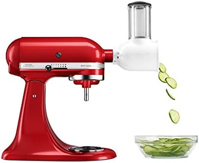 KitchenAid Artisan Küchenmaschine mit Gemüseschneider, Fleischwolf und vielem Zubehör, 5KSM175PSEER (Empire Rot)