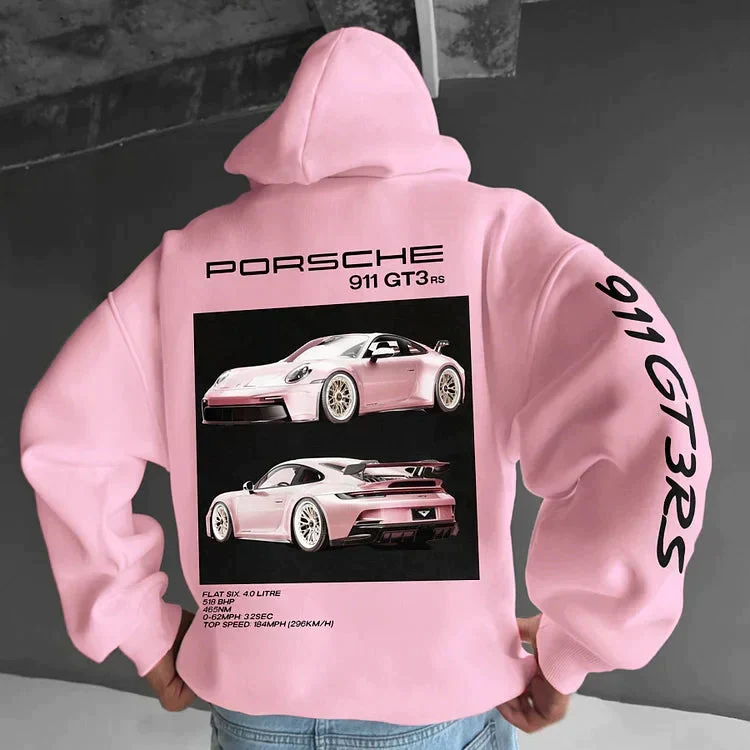 Unisex Renn-Hoodie mit Grafikdruck �C Dynamischer Look