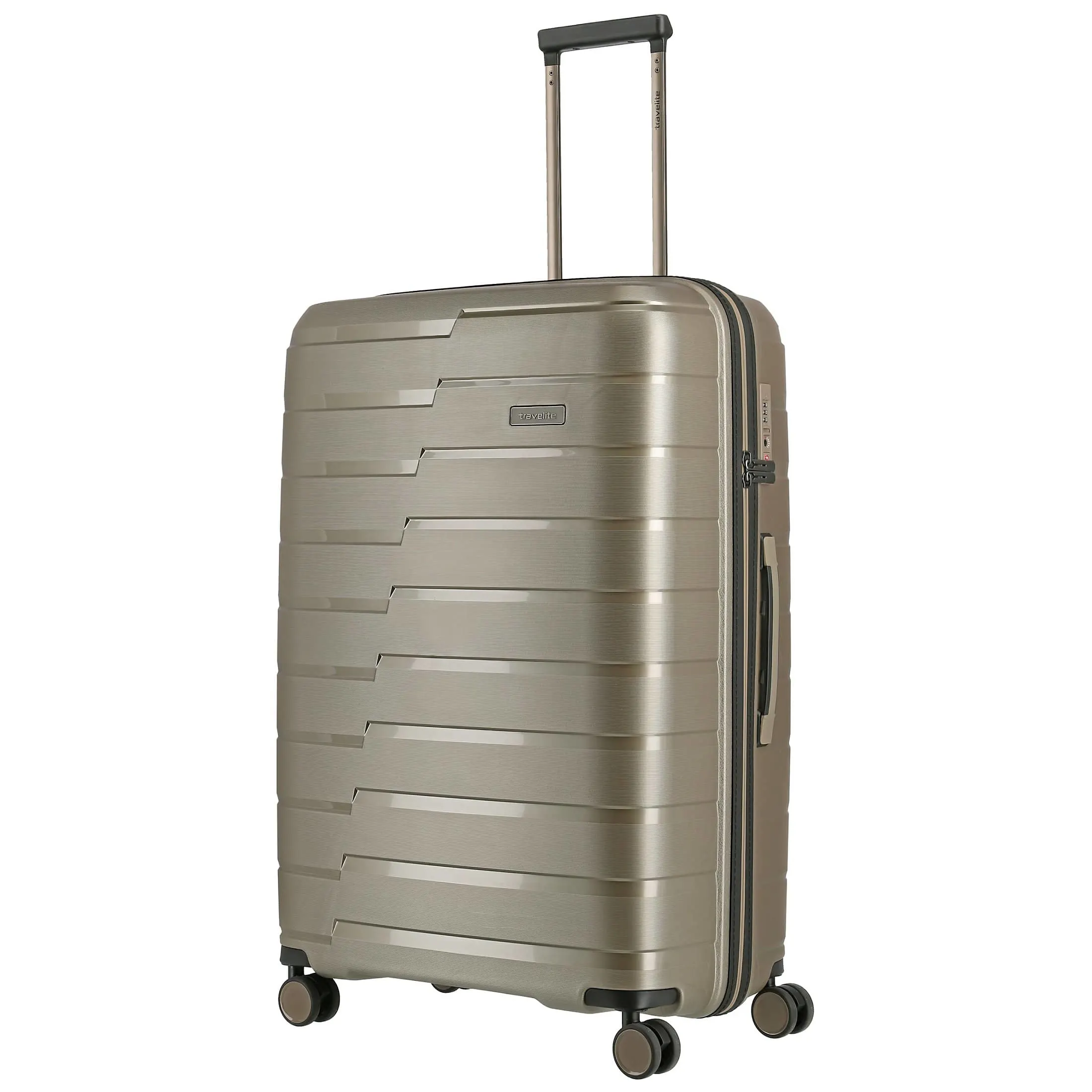 2025 Travelite Air Base 4-wiel Trolley 77 cm �C Champagne