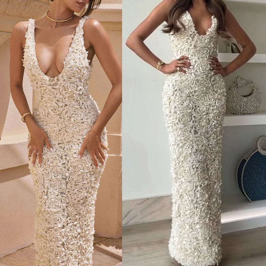 ?therisches Midi-Spitzenkleid in Etuiform mit breiten Tr?gern