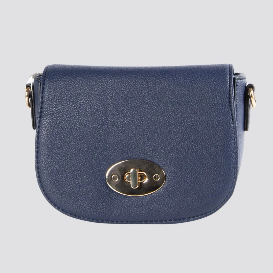 Mini Satchel Crossbody Bag | Navy