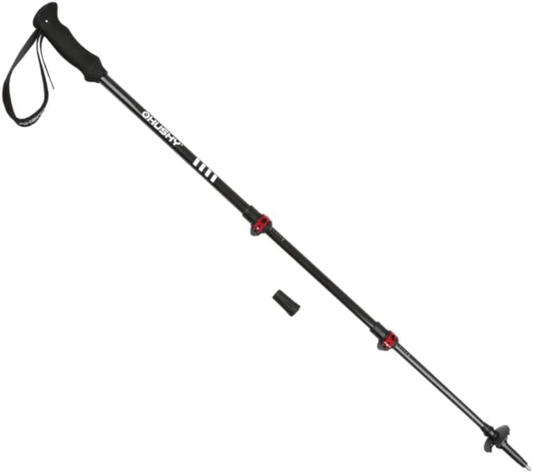 Husky Wanderstöcke (Set) Trekking Siris Carbon Flip-Lock-Schwarz
