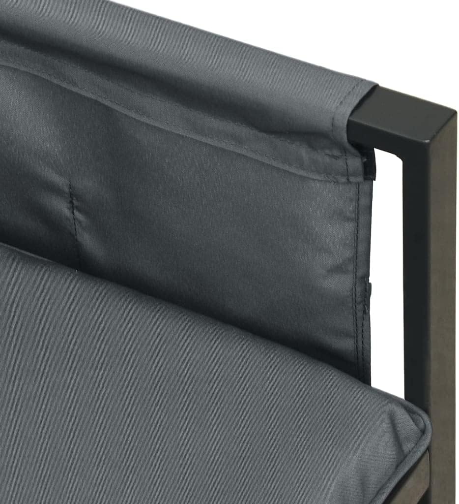 SKM 2-TLG. Garten-Essgruppe Anthrazit Stahl, Weight: 34.8 kg, 3187259