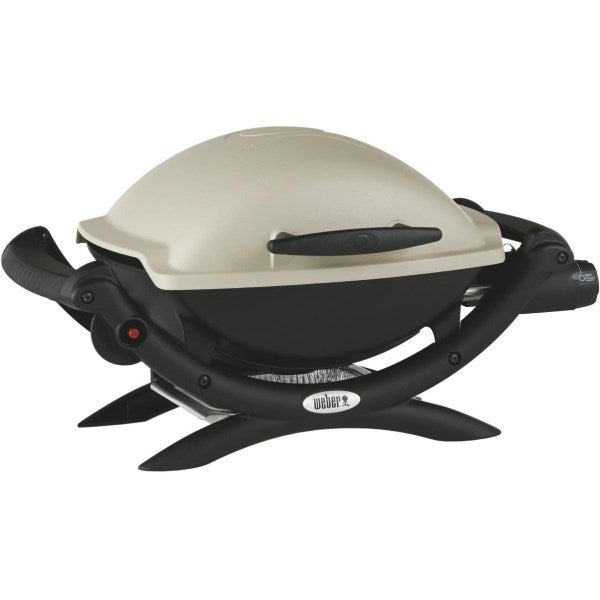 Weber Q 1000 Portable 1-Burner 8,500-BTU LP Gas Grill – Silver