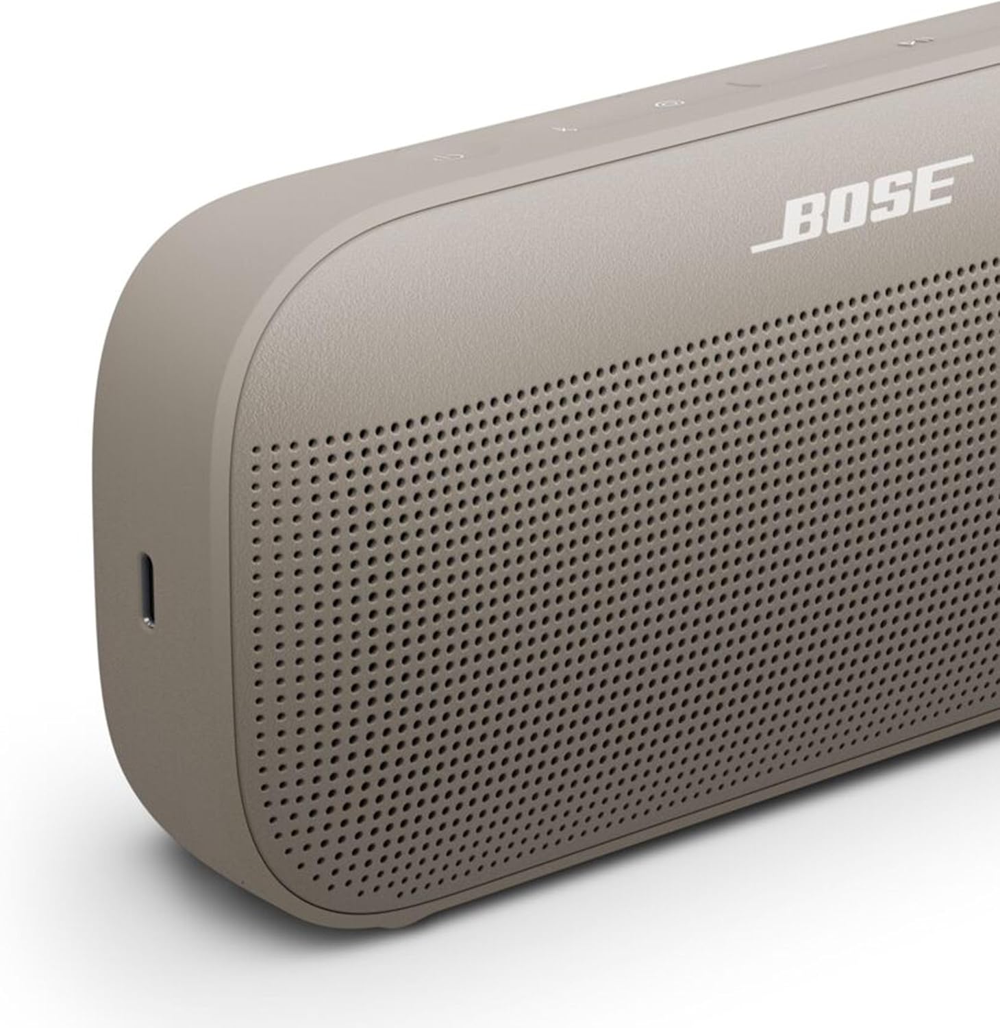 Bose SoundLink Flex Tragbarer Bluetooth-Lautsprecher (2. Gen.), Tragbarer Außen-Lautsprecher mit naturgetreuem Klang, bis zu 12 Stunden Akkulaufzeit, staubdicht und wasserdicht, Schwarz