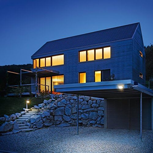 Steinel LED Solarleuchte XSolar GL-S silber, höhenverstellbar, 150 lm, 140° Bewegungsmelder, 5 m Reichweite, Grundlicht