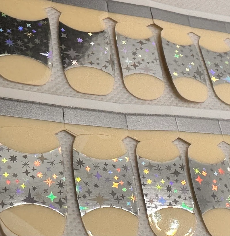 Holo Metallic French Star
