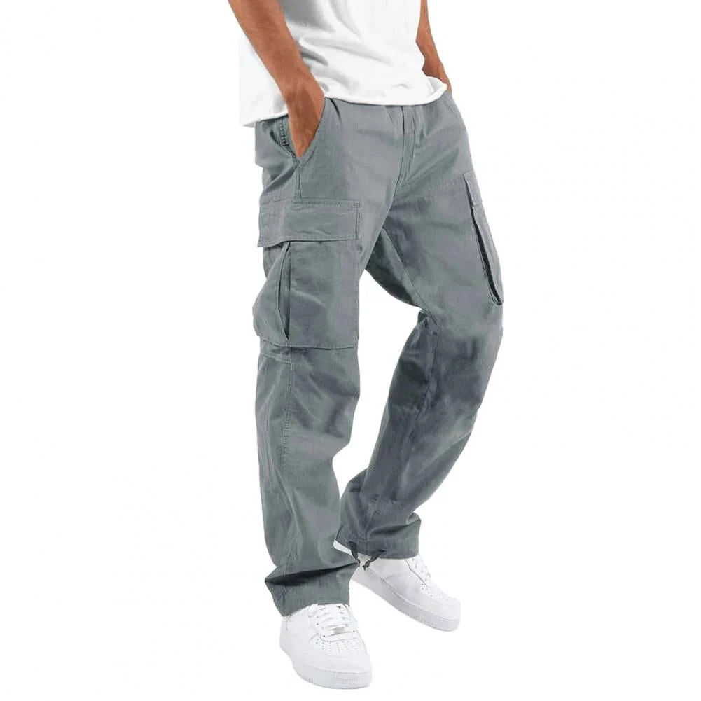 Bequeme Cargohose f��r Herren mit Stretch-Anteil | Regular Fit Freizeithose mit elastischem Bund und praktischen Taschen