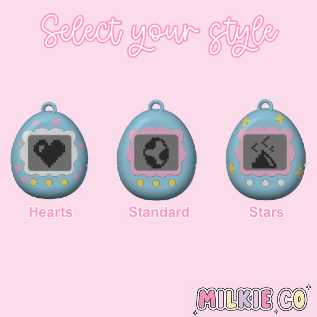 Tamagotchi Clicker Keychain