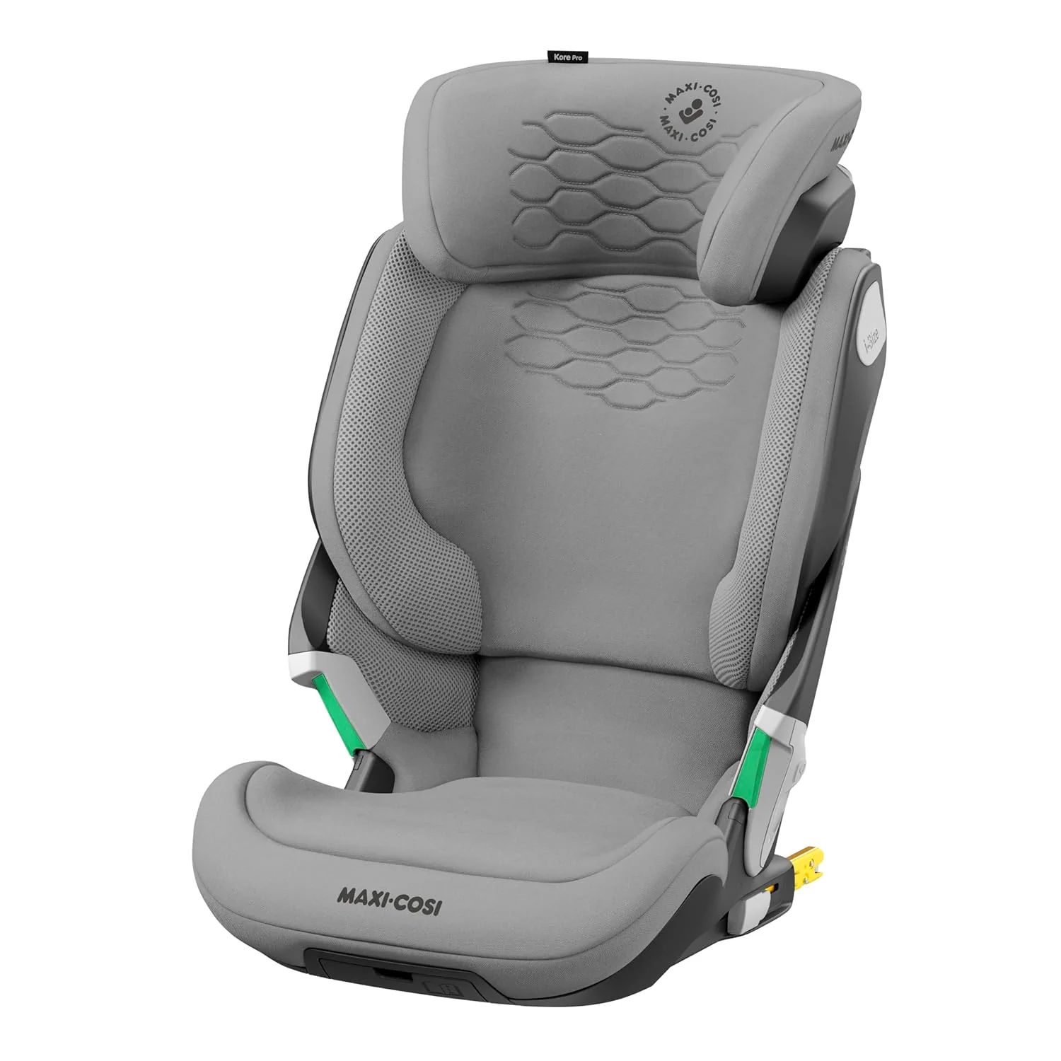 Maxi-Cosi Kore Pro i-Size Kindersitz, 3.5–12 Jahre, 100–150 cm, ClickAssist Licht, Verstellbare Höhe/Breite, Side Protection System+, Authentic Cognac