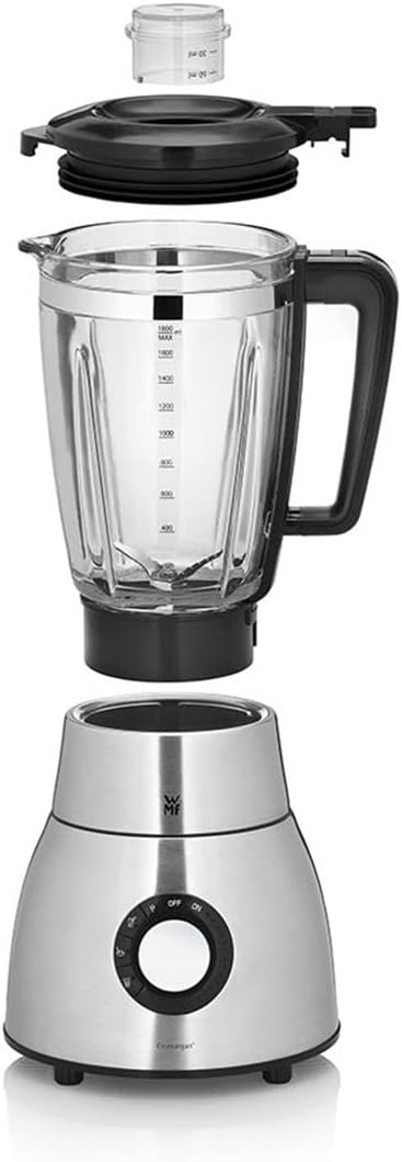 WMF Kult Pro Standmixer, 25.000 U/min, 1.400 Watt, Glasbehälter 1,8 l, Mixer Hochleistungsmixer, Smoothie-, Ice Crush- und Intervall-Funktion