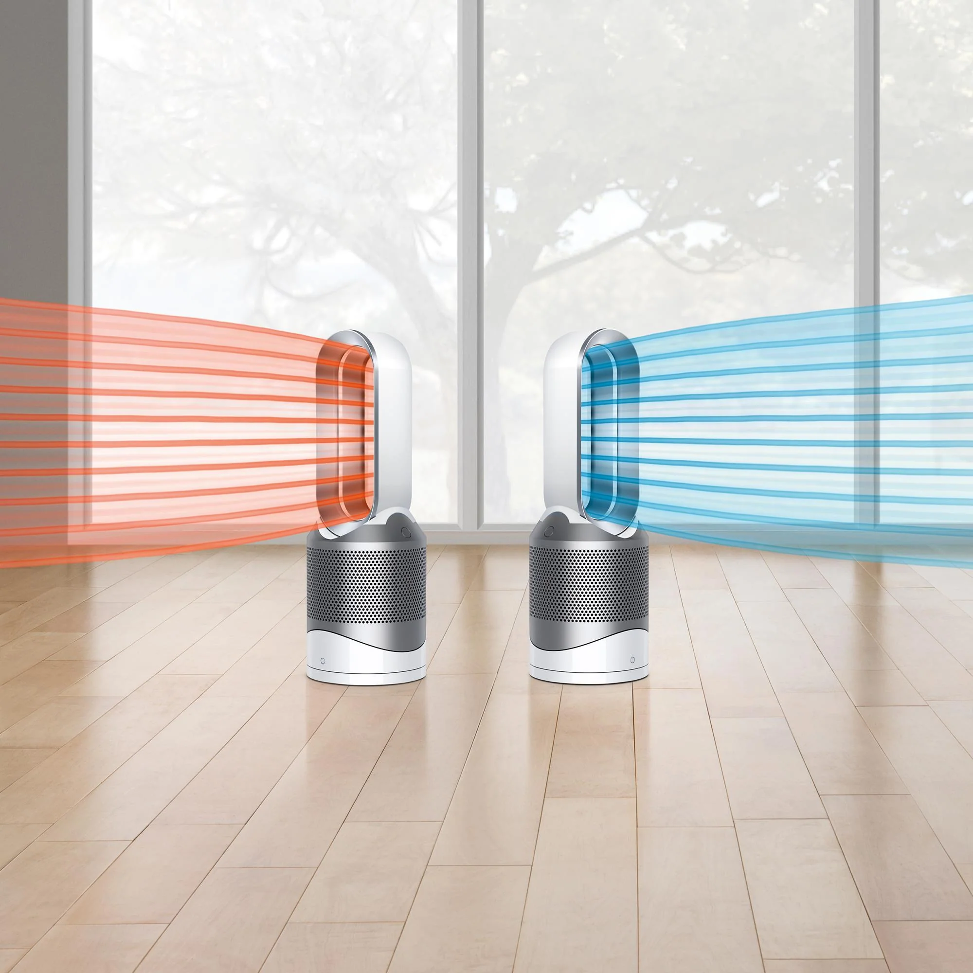 Dyson Pure Hot+Cool Ventilatore Purificatore Termoventilatore – Bianco/Argento