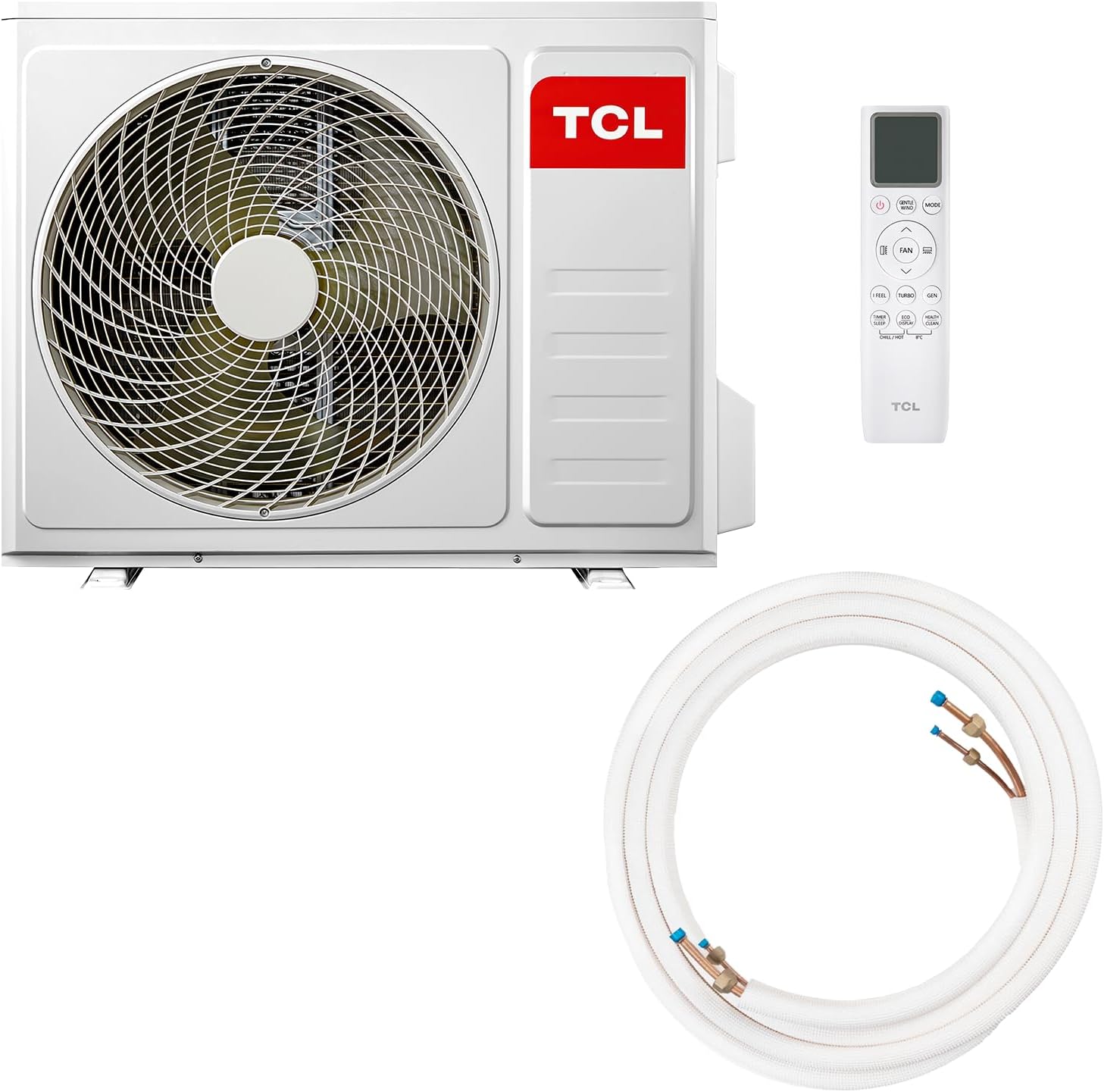 TCL Split Klimaanlage 18000 BTU (5,2 kW) Modell: BreezeIN mit Sprachsteuerung, WIFI für Räume bis 52m²
