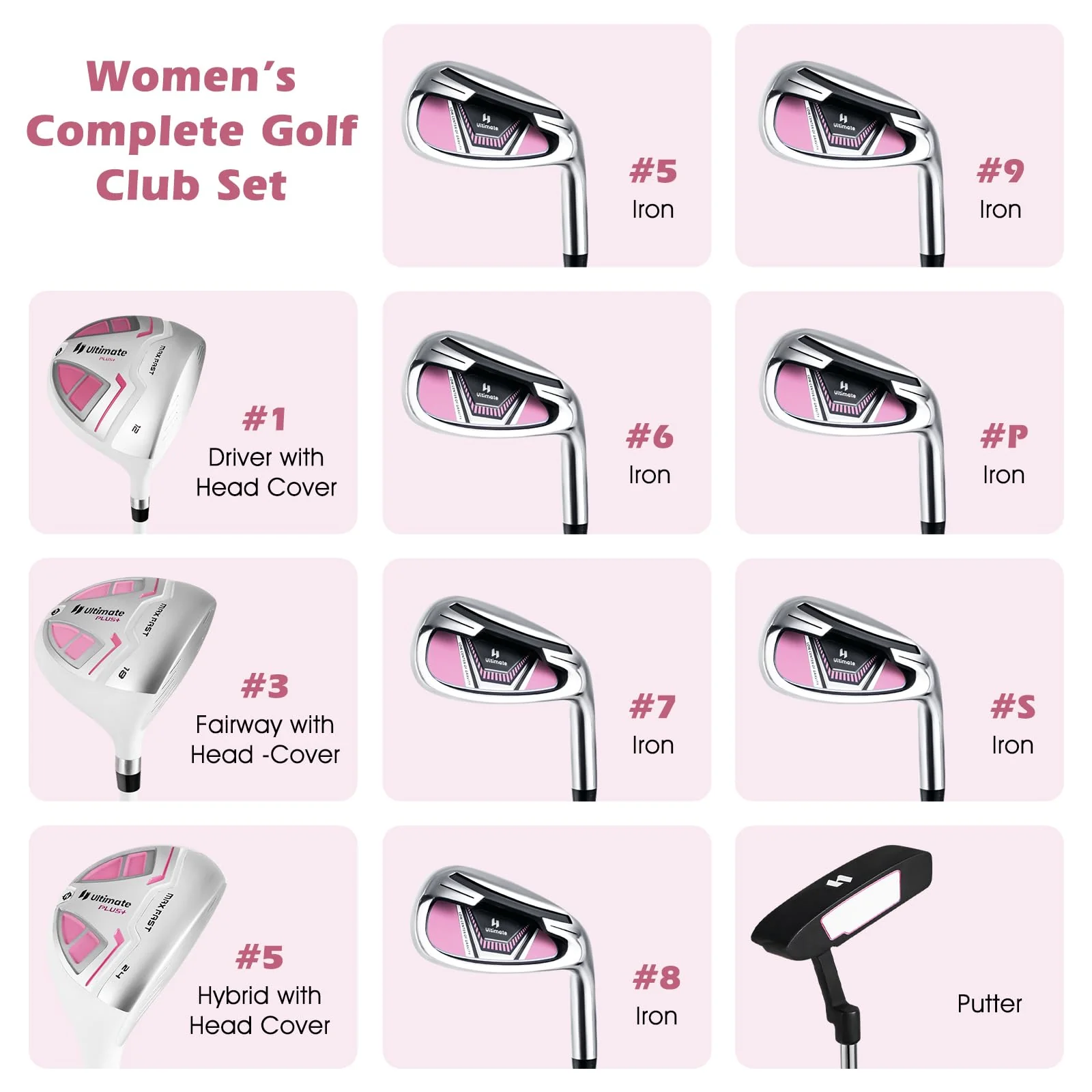 Women’s Complete Golf Club Set