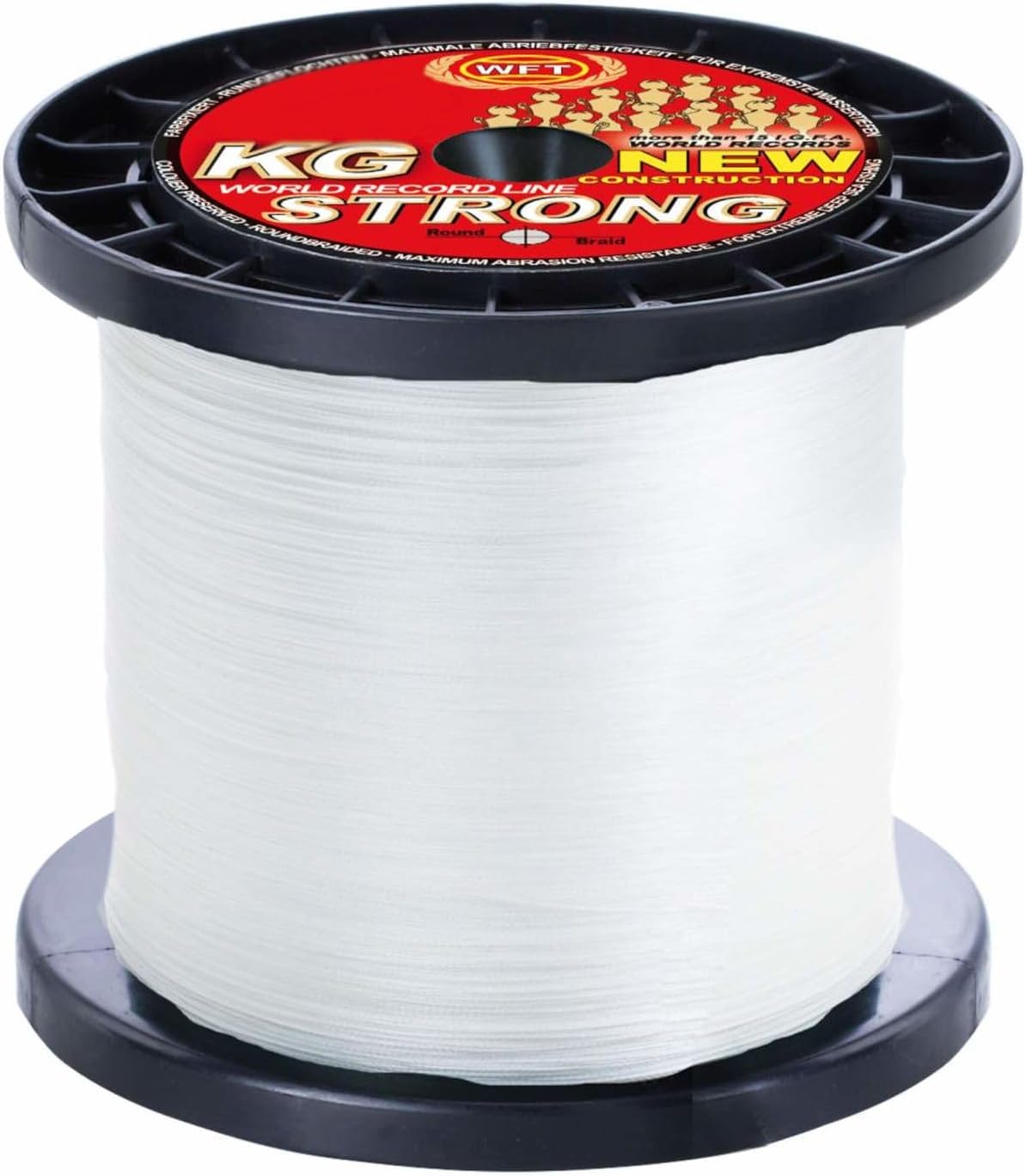 WFT 0,32mm 51kg Strong Trans - 1000m geflochtene Angelschnur, Schnur zum Raubfischangeln, Geflechtschnur