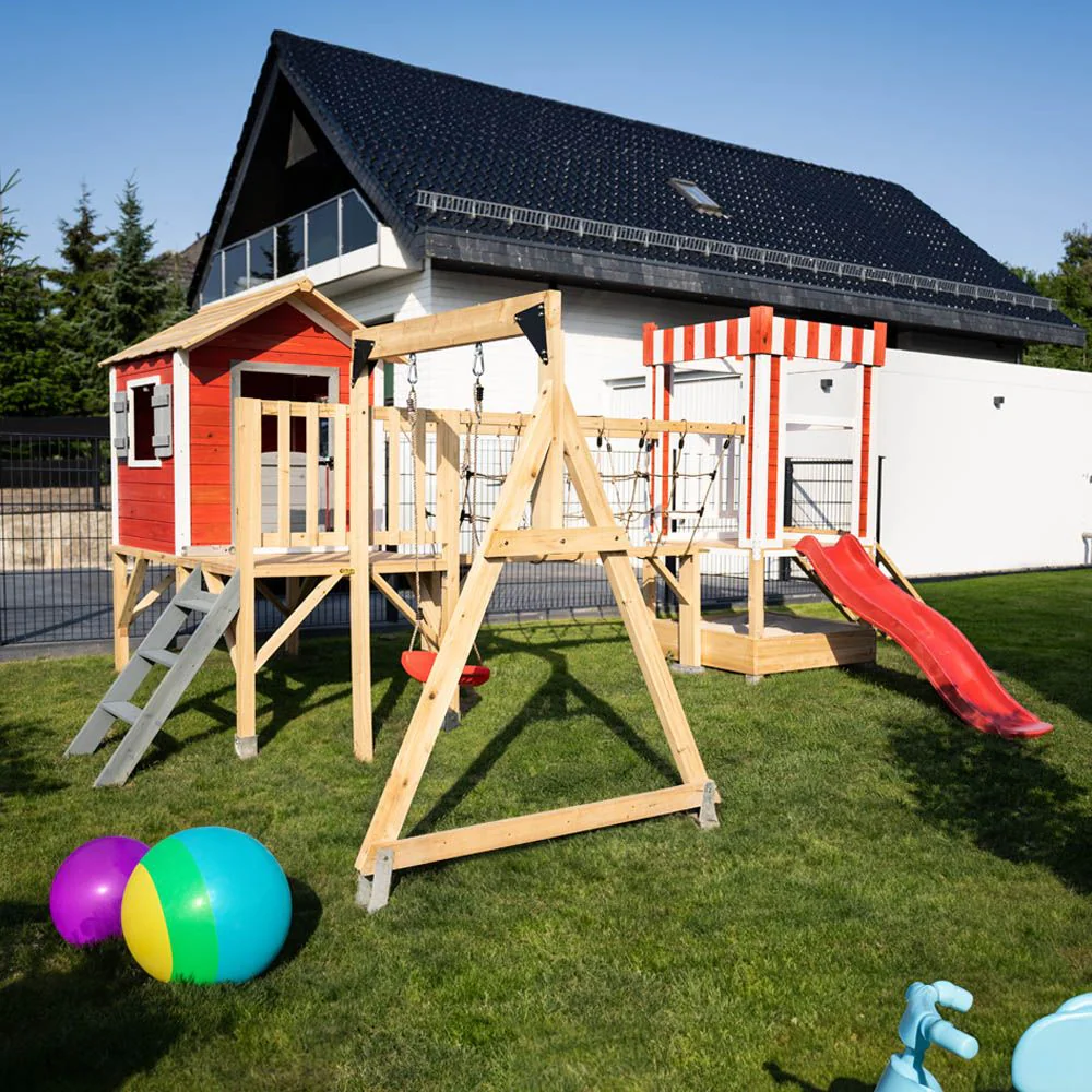 Parque De Juegos Home Deluxe Wunderland 340  X 555  X 215 Cm - Naturaleza