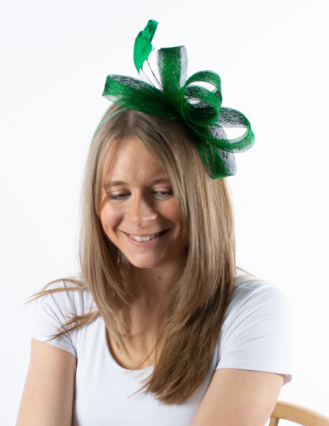 Fascinator | Feather Loop | Green