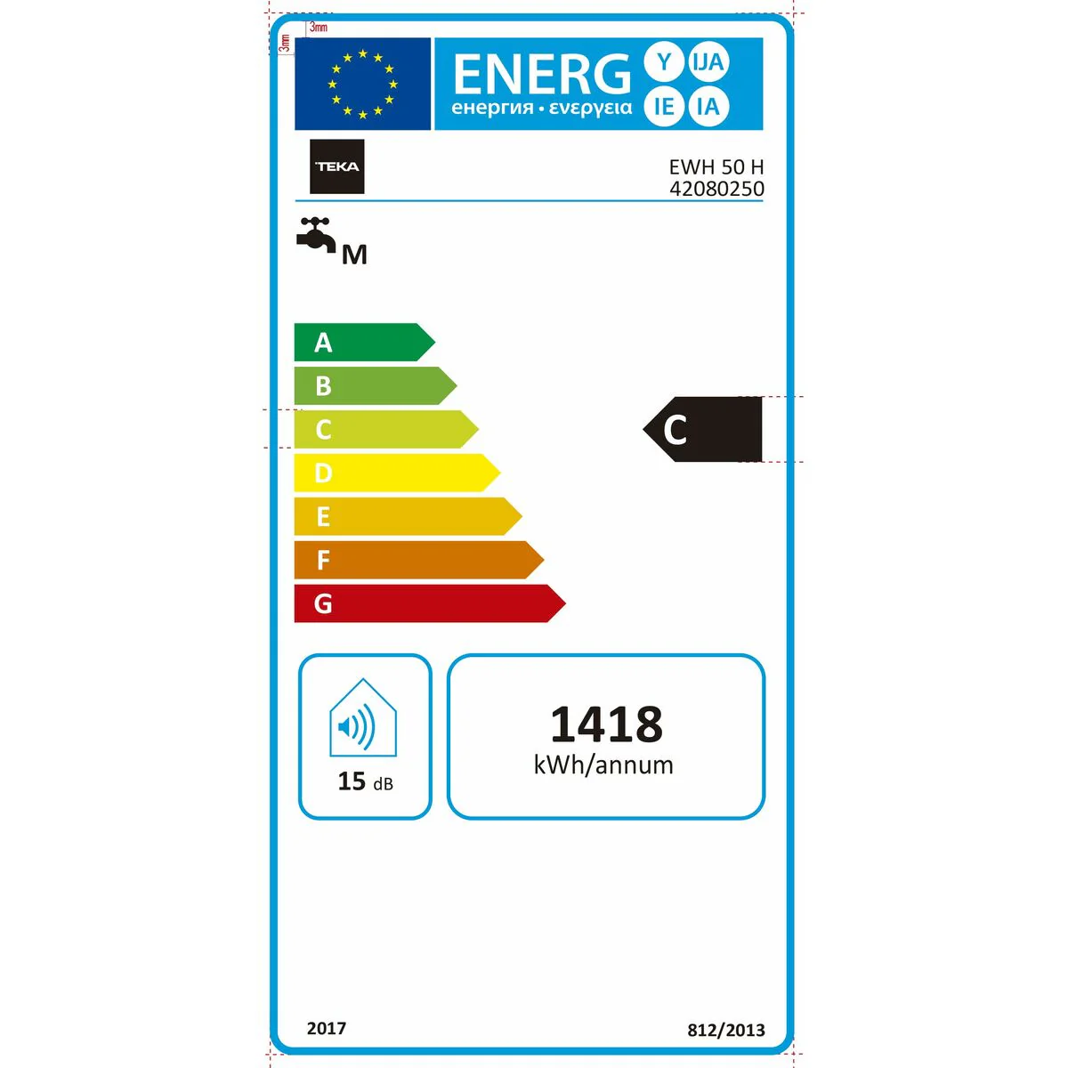Elektrische verwarming Teka EWH 50 H 50 L