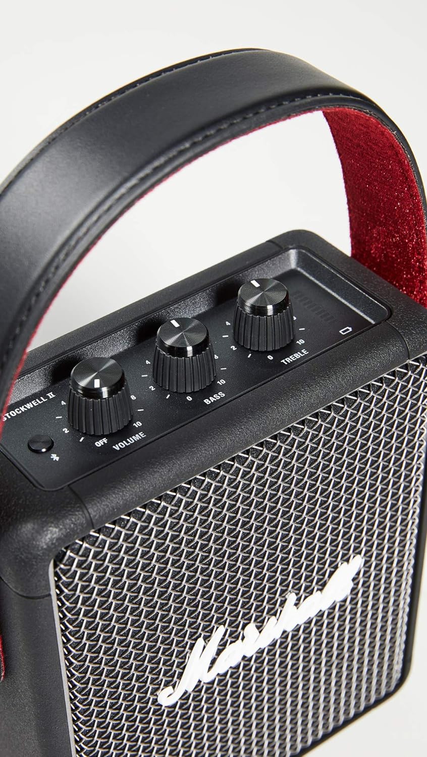 Marshall Stockwell II Portable Bluetooth Speaker - Black&Brass
