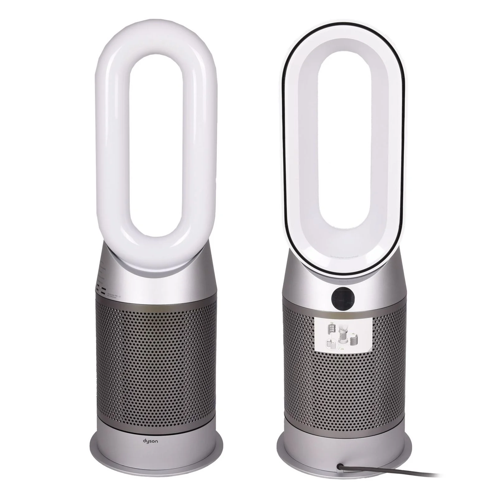 Dyson HP7A Purifier Hot + Cool Autoreact Luchtzuiveraar + Heater Zilver