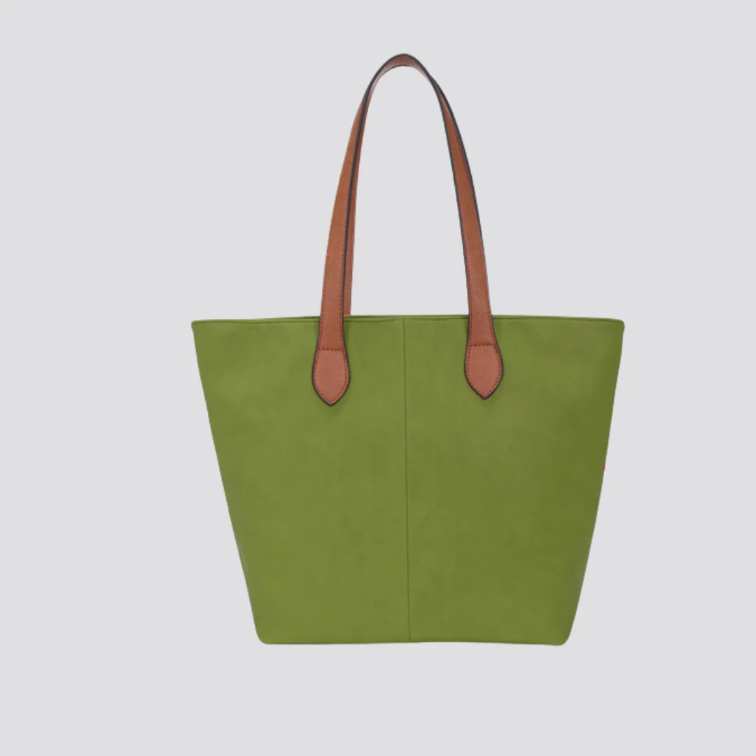 Anna Shopper Tote Bag | Green