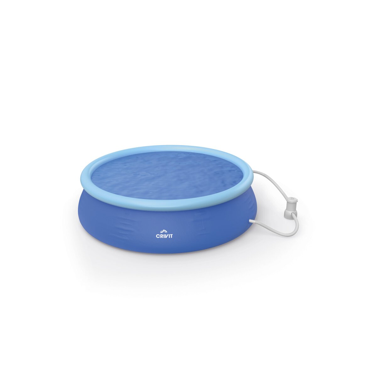 CRIVIT Quick-up-Pool, Ø 240 x H 63 cm, inkl. Filterpumpe - B-Ware neuwertig