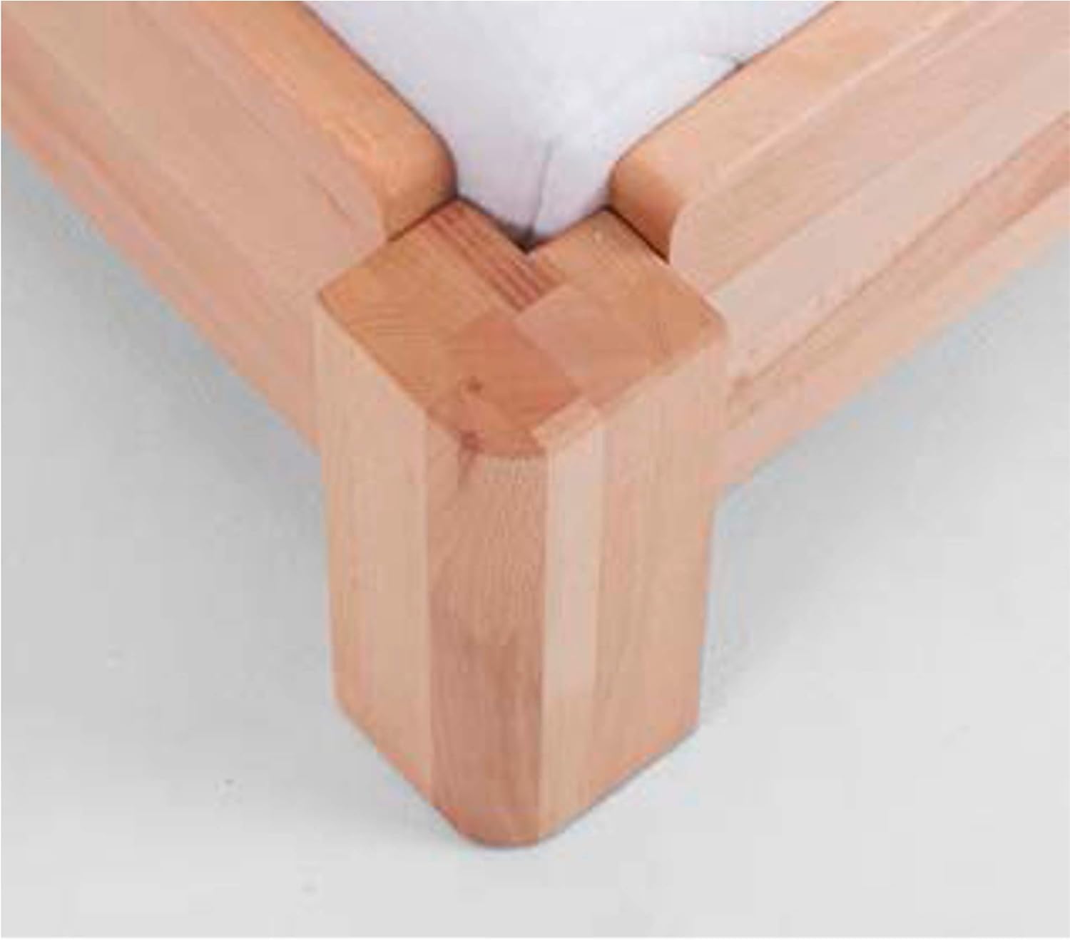 DICO 2er Stapelbett Massivholz mit Rollrost Größe 90x200 cm 01 Kernbuche geölt