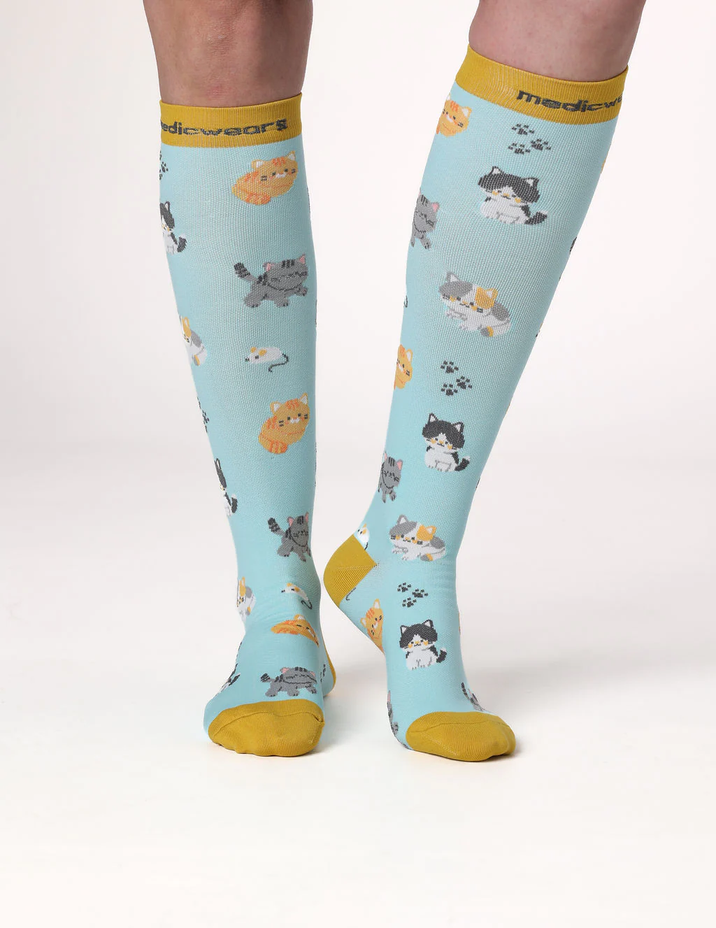 Meowy Compression Socks