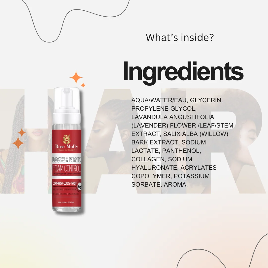 Locs & Braid Foam Control