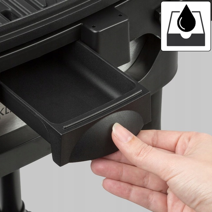 GRILL ELEKTRYCZNY OGRODOWY MEGA 6w1 Stojący 3050W +Pokrywa +TERMOMETR
