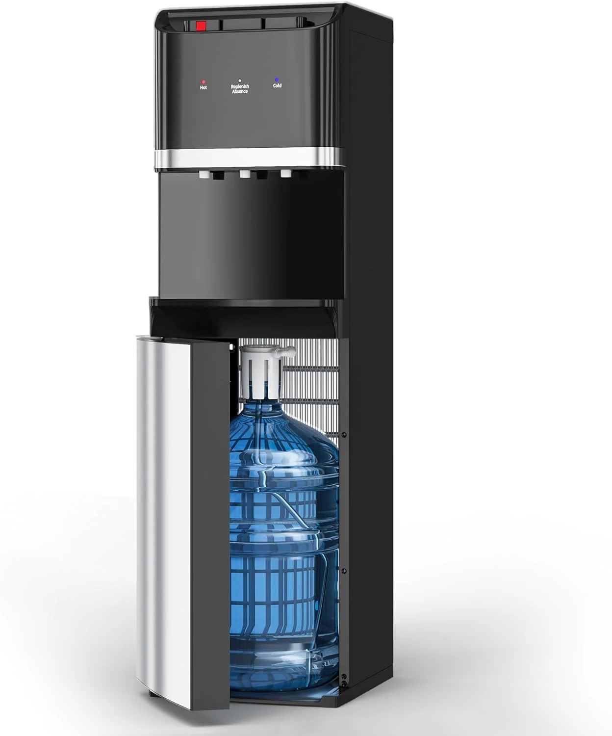 Bottom Loading Water Cooler Dispenser for 5 Gallon Bottles Stainless Steel Water Cooler