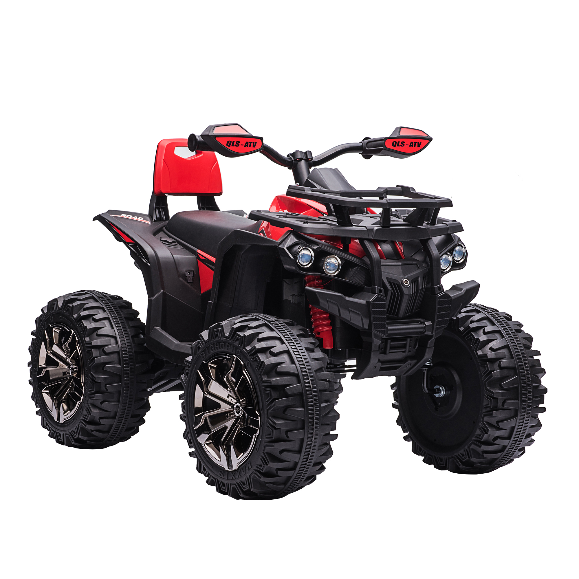 Elektrische kinderquad kindermotor 3-8 km/u 45 minuten bedrijfstijd LED-licht