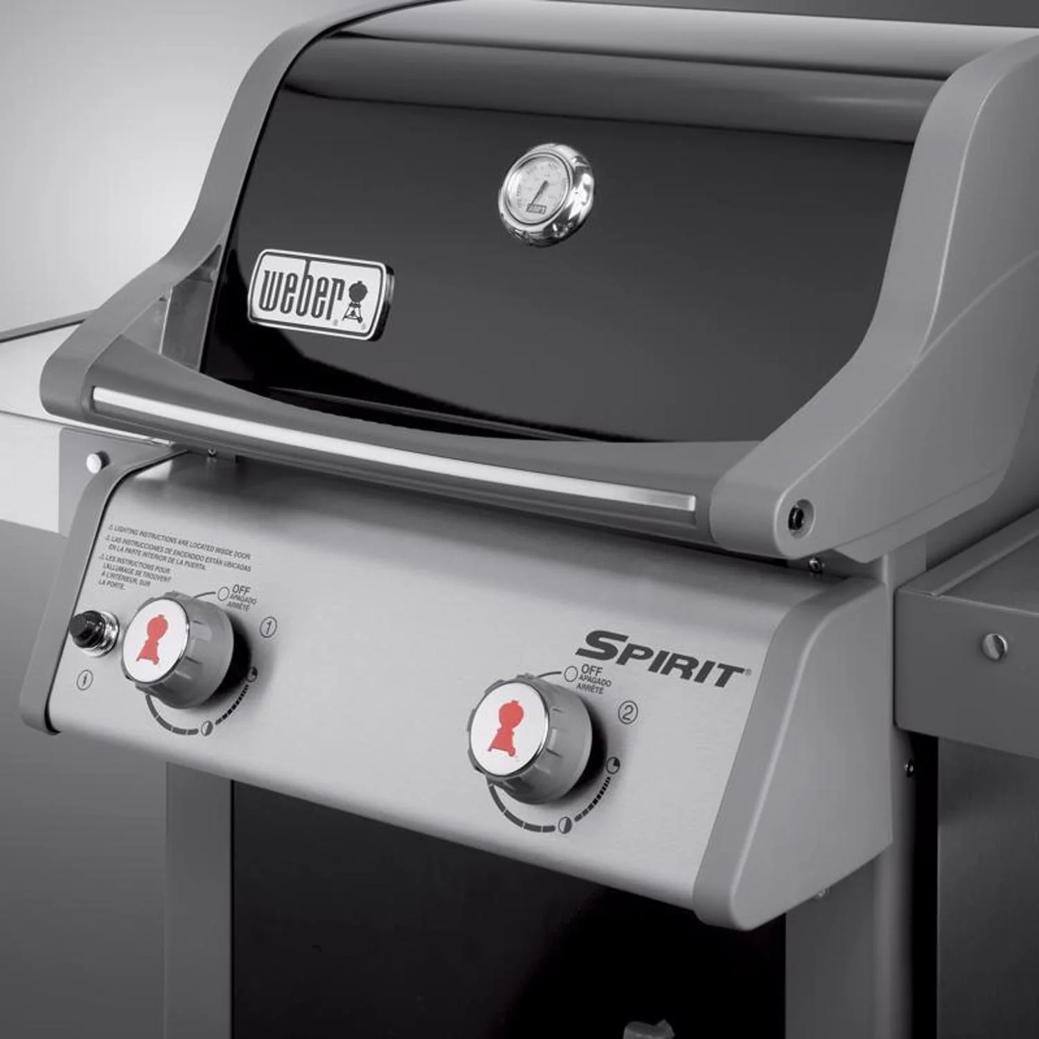 Weber Spirit E-210 Dual Burner Liquefied Propane Grill, Black