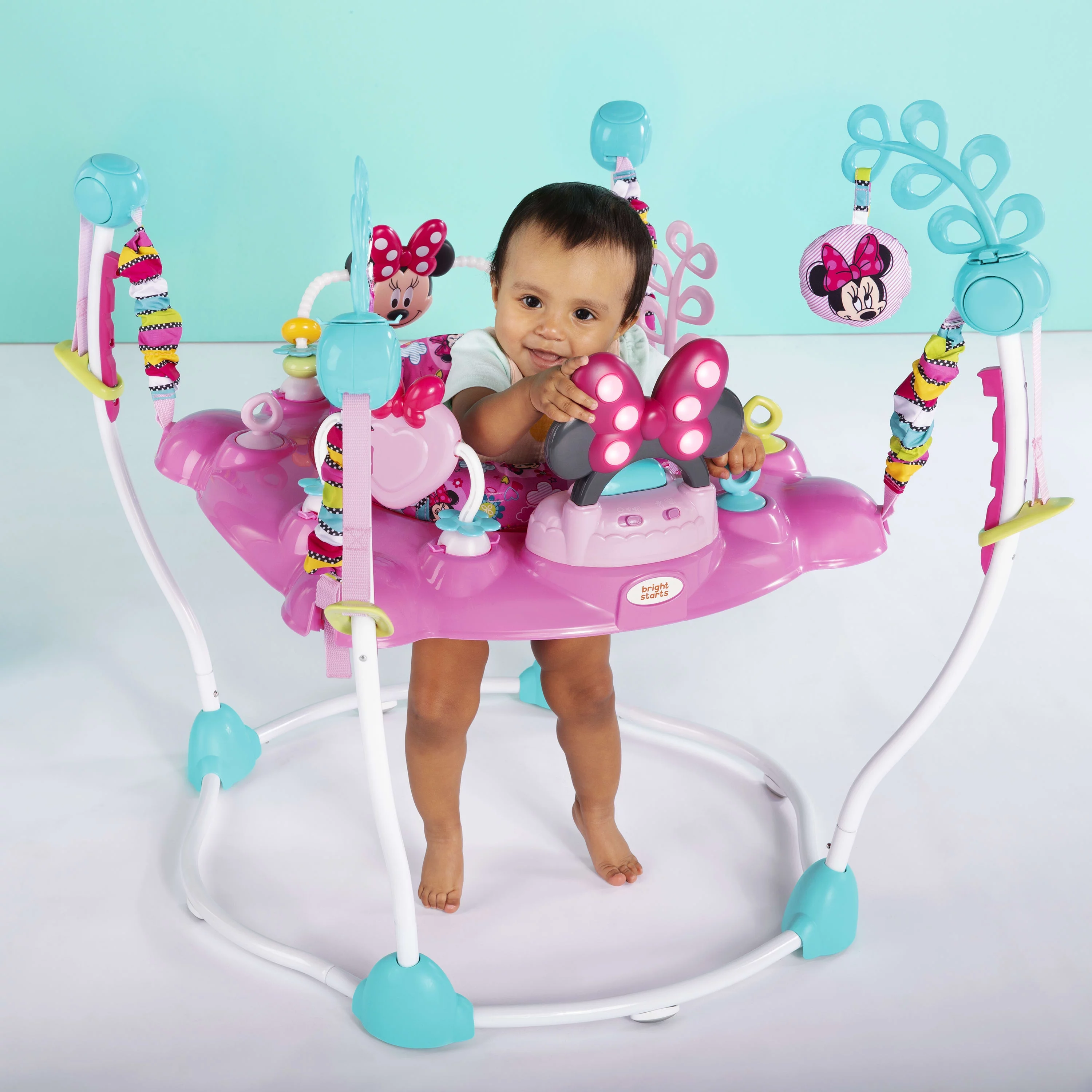 Bright Starts Disney Baby Minnie Mouse PeekABoo Activiteitenwip met Licht en Muziek, vanaf 6 maanden